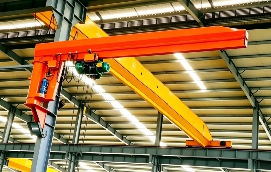 Wall mounted electric jib crane