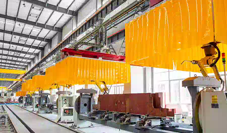 Internal seam welding station