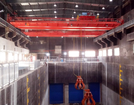 QZ Grab Double Girder Overhead Crane