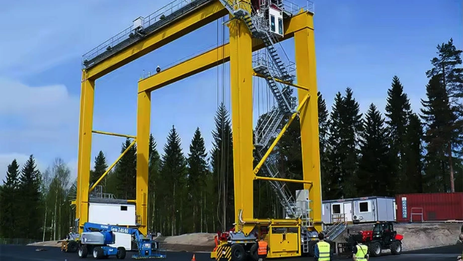 RTG Rubber Tyred Container Gantry Crane.webp