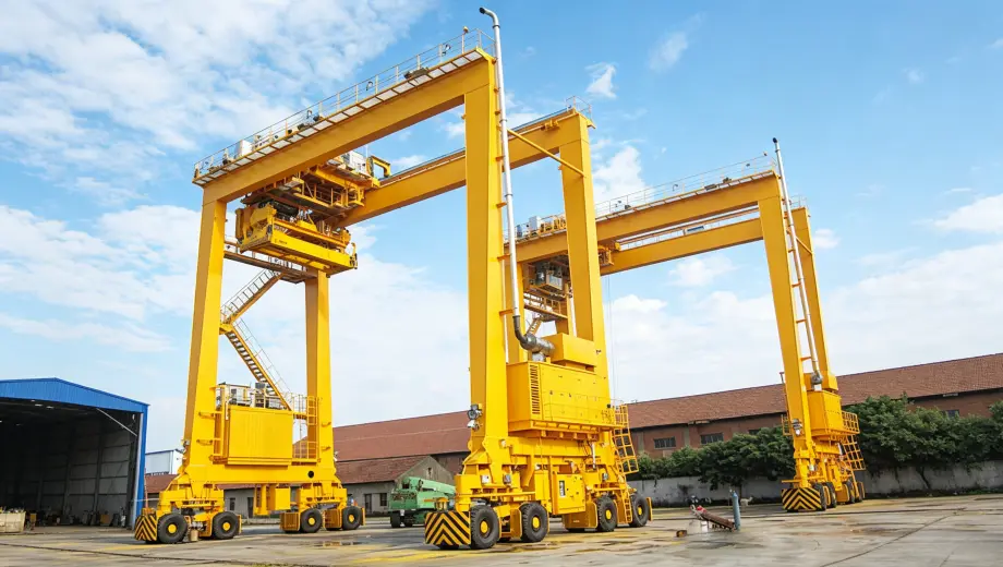 RTG Rubber Tyred Container Gantry Crane.webp