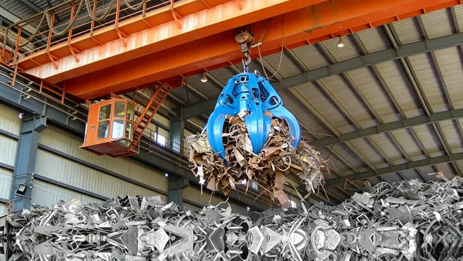 QZ Grab Double Girder Overhead Crane.webp