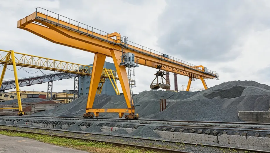 MZ Double Girder Grab Gantry Crane.webp
