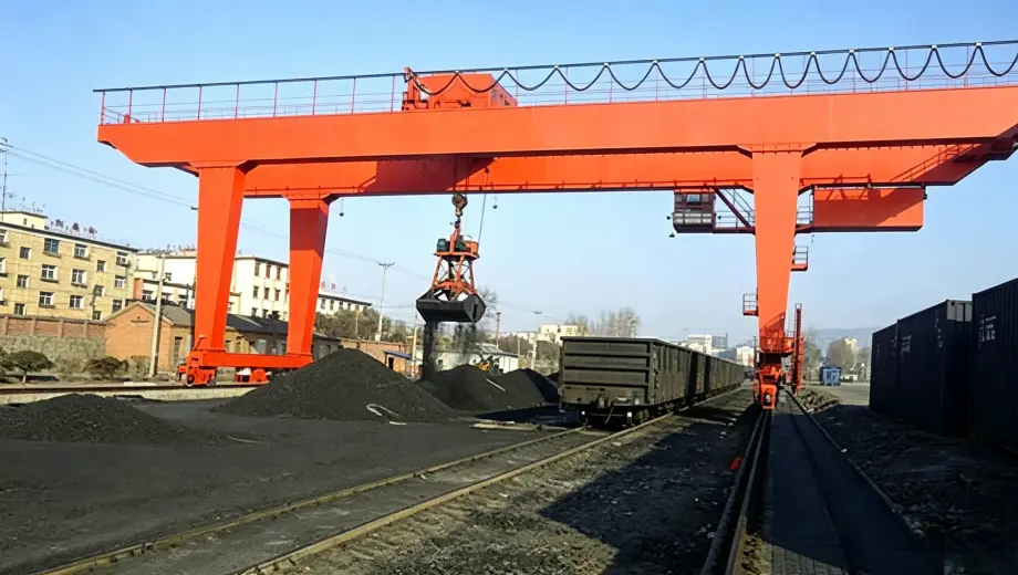 MZ Double Girder Grab Gantry Crane.webp