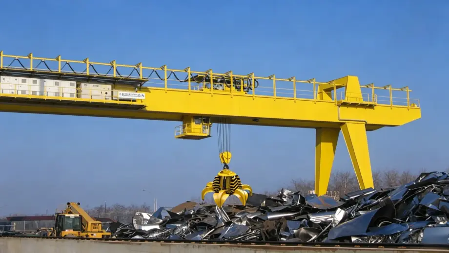 MZ Double Girder Grab Gantry Crane.webp
