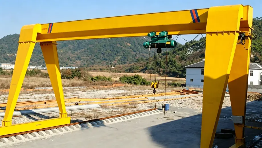 MH Single Beam Hoist Gantry Crane.webp