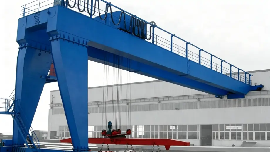 BMG Double Girder Semi Gantry Crane.webp