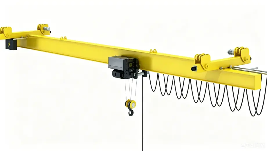 HD European Single Beam Overhead Crane.webp
