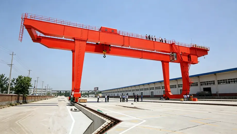U type MG double girder gantry crane.webp