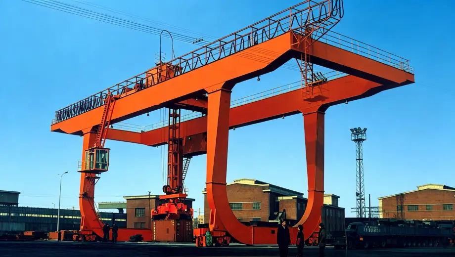 U type MG double girder gantry crane.webp