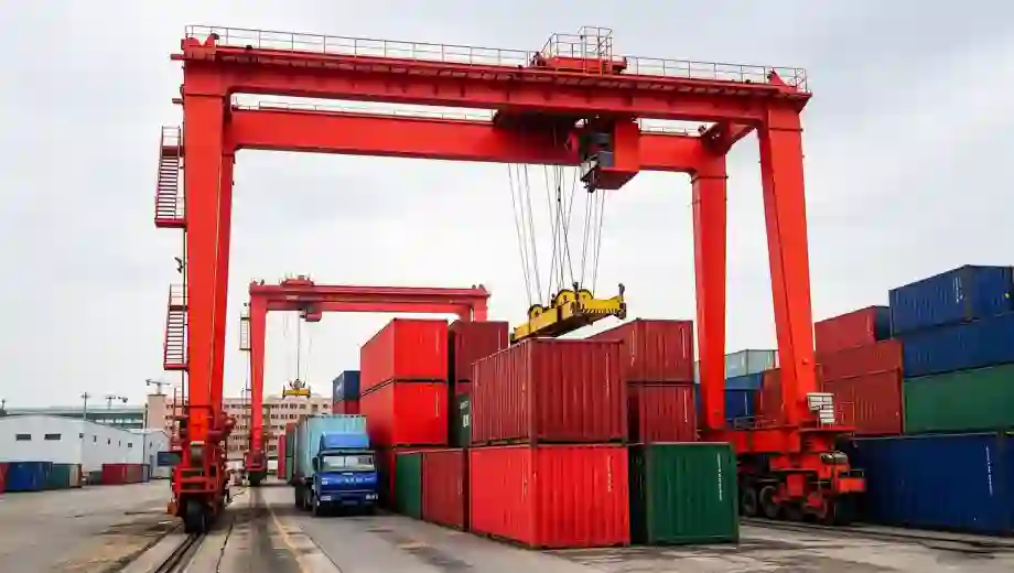 RTG Rubber Tyred Container Gantry Crane