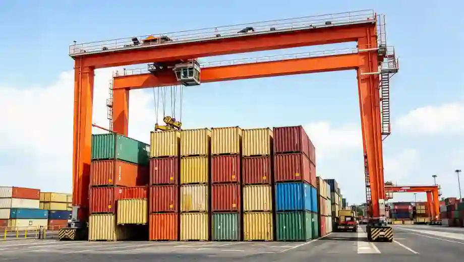 RTG Rubber Tyred Container Gantry Crane